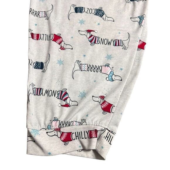Dachshund Dogs Pajama Pants Wimen’s Size 3X Joggers Style Winter Christmas - Picture 6 of 8